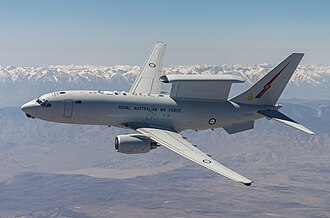E-3 Sentry → E-7A Wedgetail · E-3 哨兵 → E-7A 楔尾
